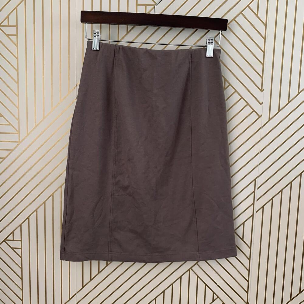 Hanna Andersson cotton blend pencil skirt slimming classic old money casual S